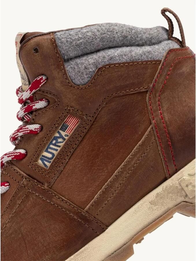 Autry Leren Halfhoge Wandelschoenen - Foto 2
