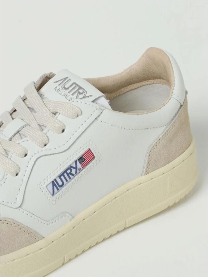 Autry Action low top sneakers heren leer leer rubber Stof 39 Wit