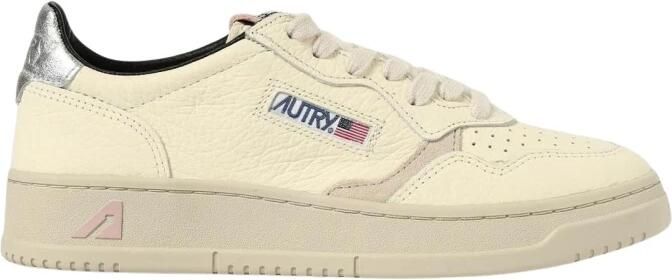 Autry Low-Top Sneakers Medalist Low Leather Sneakers in wit