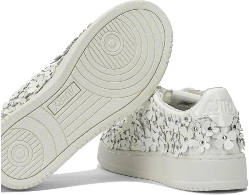 Autry Leren Sneakers met Bloemmotieven - Foto 2