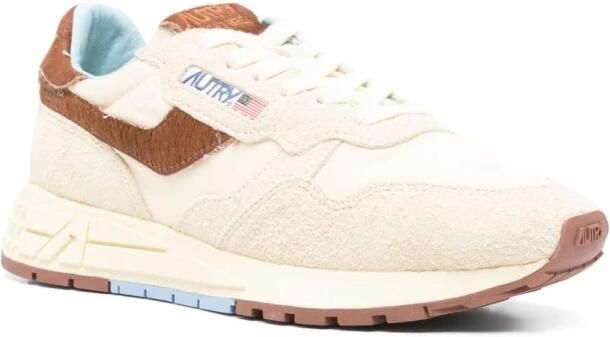 Autry Low-Top Sneakers White And Brown Sneakers in beige - Foto 4