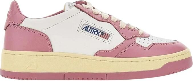 Autry Roze Sneakers met Micro-geperforeerde Neus - Foto 3