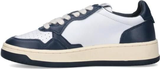 Autry Vintage-geïnspireerde witte en groene leren sneakers White - Foto 8