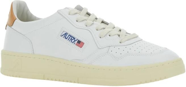 Autry Witte Leren Sneakers met Contrasterende Hiel White Heren - Foto 3
