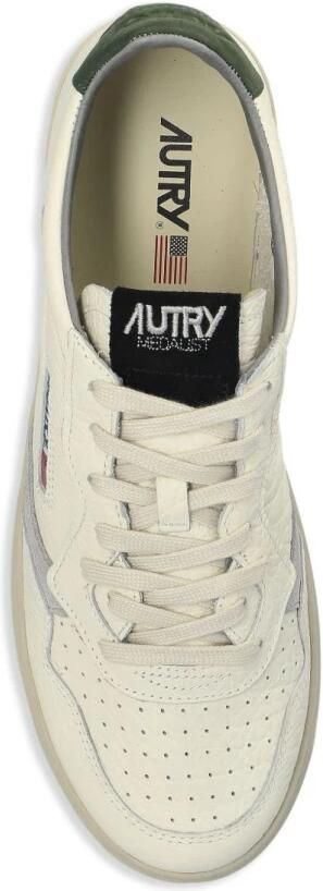 Autry Medalist Low Sneakers in Mint Suede Beige Heren - Foto 3