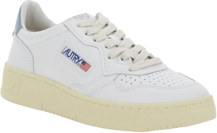 Autry Witte Leren Sneakers met Logodetail White Dames - Foto 2