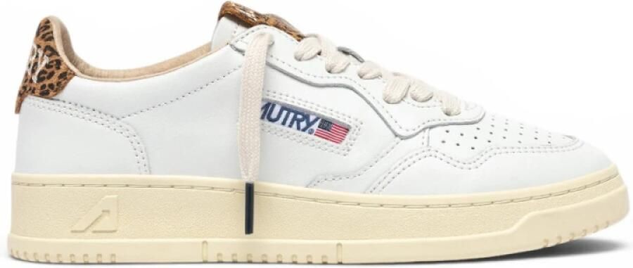 Autry Lage Sneakers Medalist Low Leather W White Leopard - Foto 1