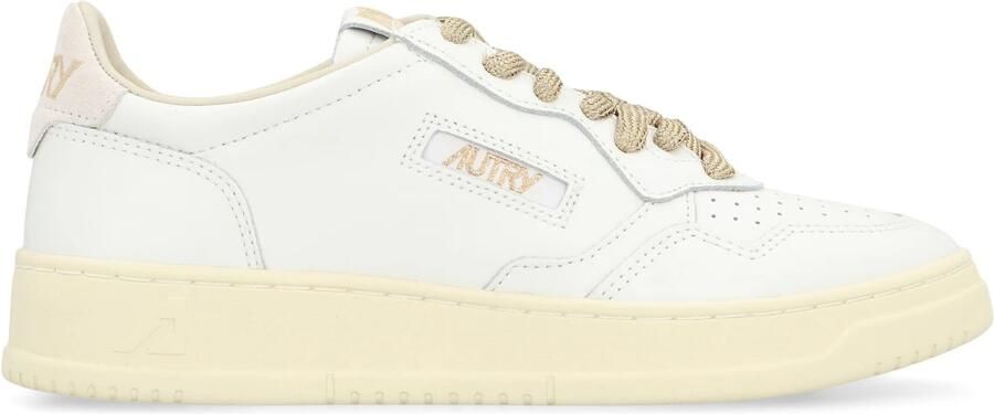 Autry Leren lage sneakers met suède inzetstuk - Foto 3