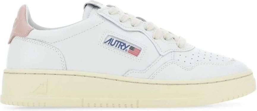 Autry Witte Leren Sneakers met Iconische Achterzak White Dames - Foto 4
