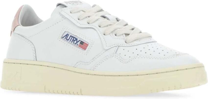 Autry Witte Leren Sneakers met Iconische Achterzak White Dames - Foto 3