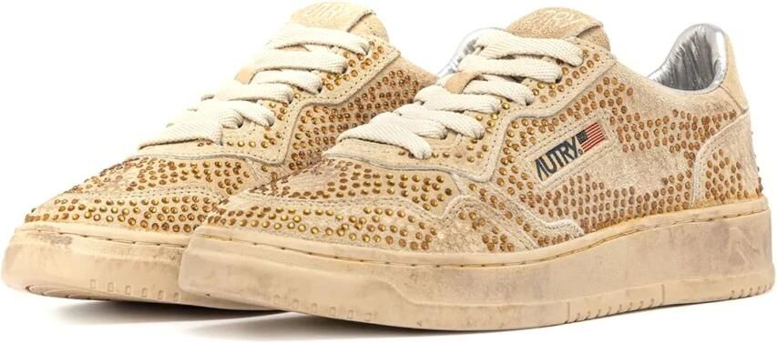 Autry Medalist Low 'Crystal' Micro Rhinestones Sneakers
