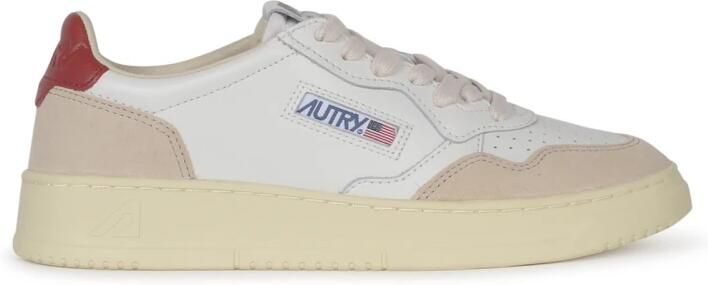 Autry Medalist Low Leren Suède Sneakers Multicolor Dames