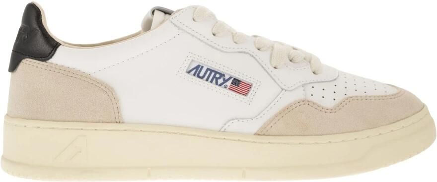 Autry Medalist LOW Leren en suède sneakers - Foto 4
