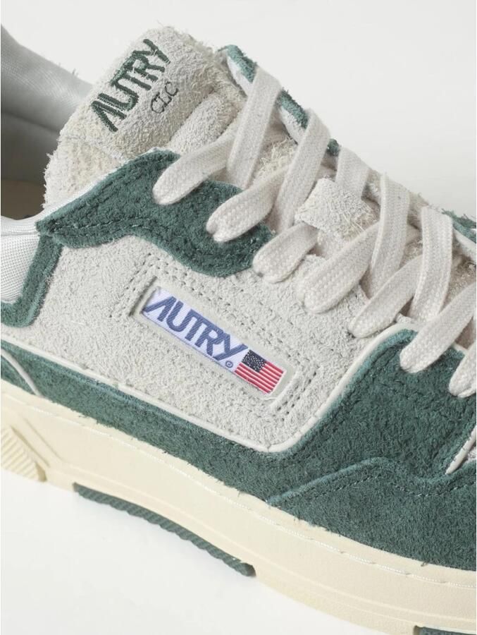 Autry Witte Sneakers Met Paneeldesign Logo Patch White Heren