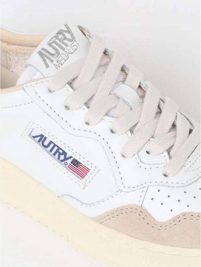 Autry Witte tennissneakers met suède inzetstukken White Dames - Foto 4