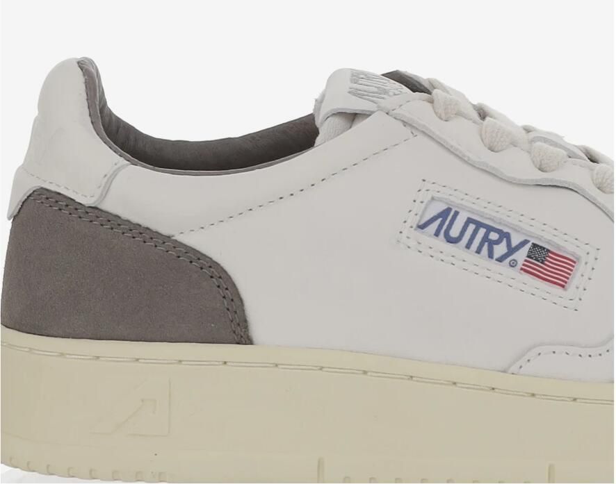 Autry Witte Sneakers Medalist Geitenleer