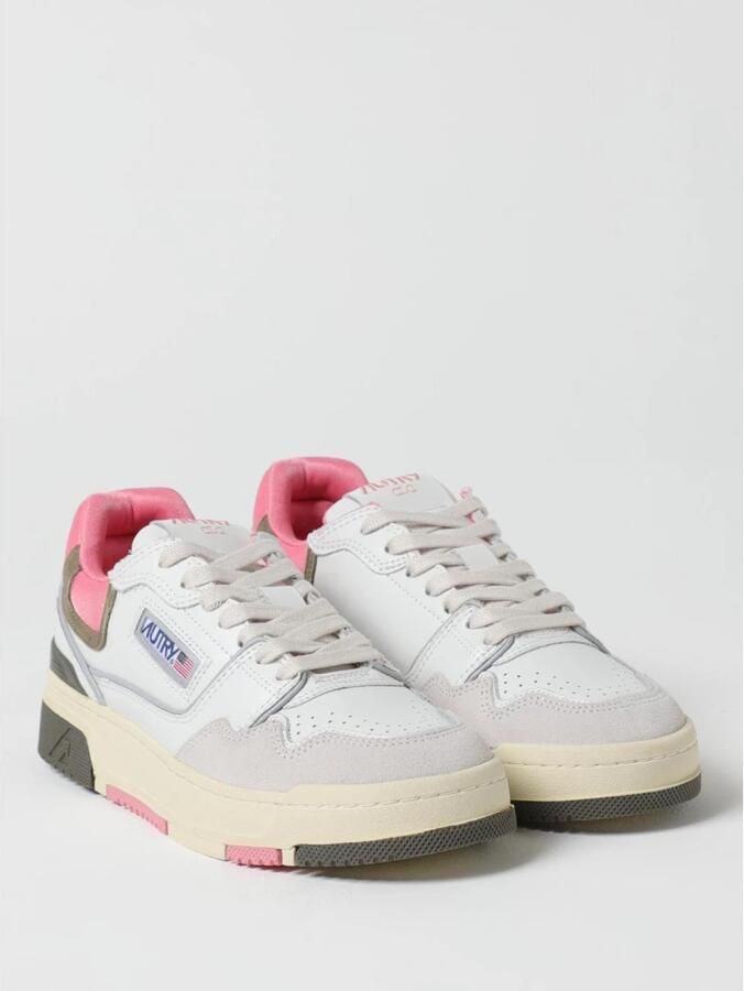 Autry CLC Sneakers Wit Groen Militair White Dames