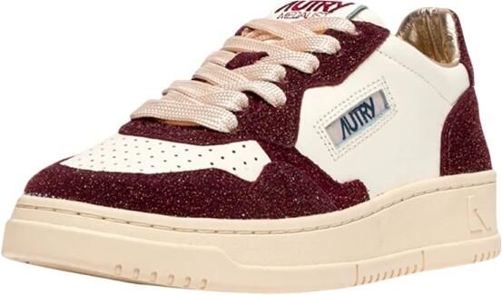 Autry Lage Medalist Sneaker met Glamoureuze Rode Glitterdetails - Foto 2