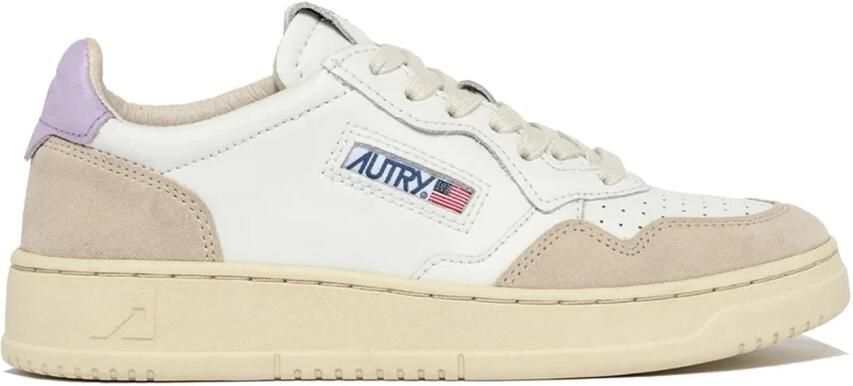 Autry Witte Medalist Sneakers met Logo Patch Multicolor Dames - Foto 3