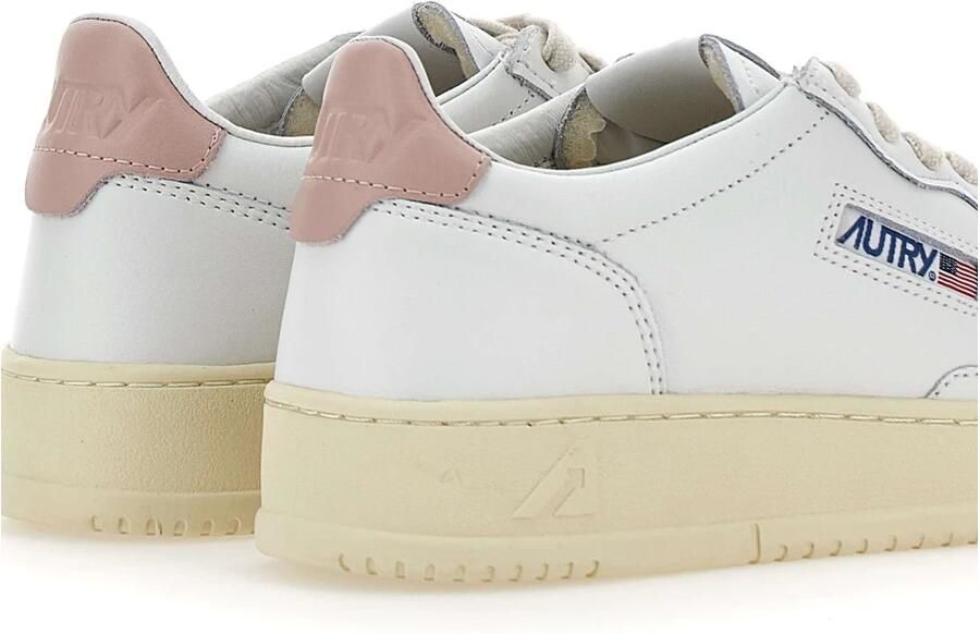 Autry Witte Leren Sneakers met Iconische Achterzak White Dames - Foto 2