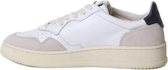 Autry Blauw Wit Sneakers Medalist Suede Panel Multicolor Heren