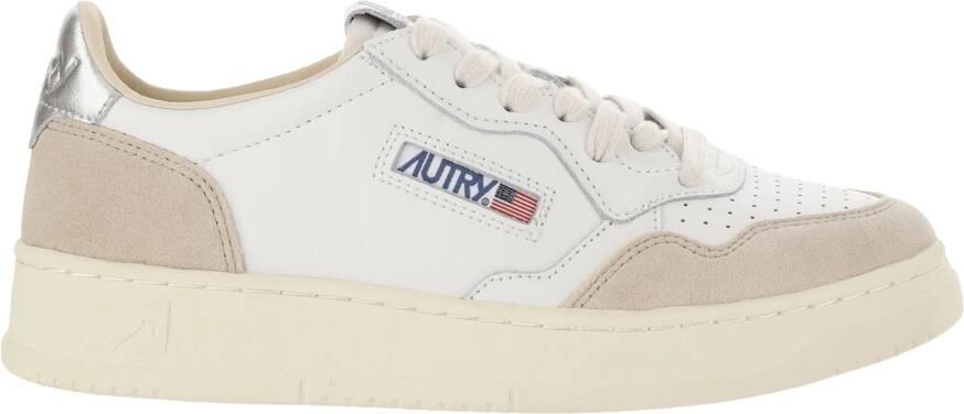 Autry Witte tennissneakers met suède inzetstukken White Dames - Foto 5