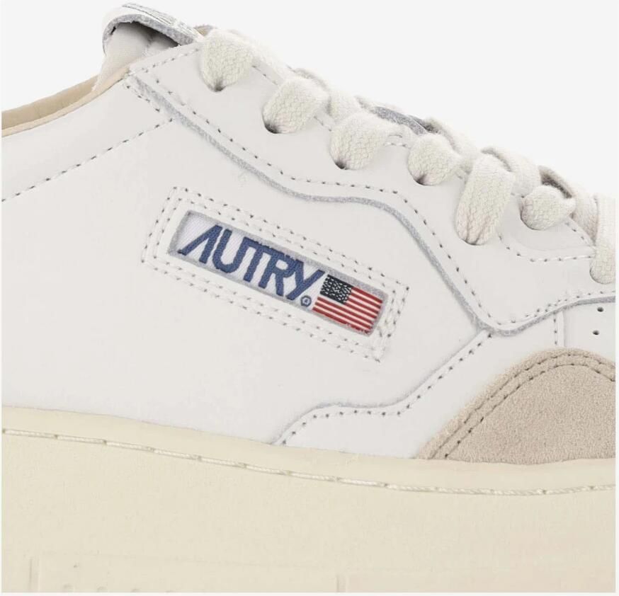 Autry Witte tennissneakers met suède inzetstukken White Dames - Foto 2