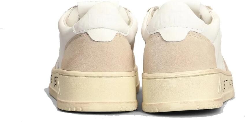 Autry Witte leren sneakers met geperforeerde neus Multicolor Heren - Foto 5