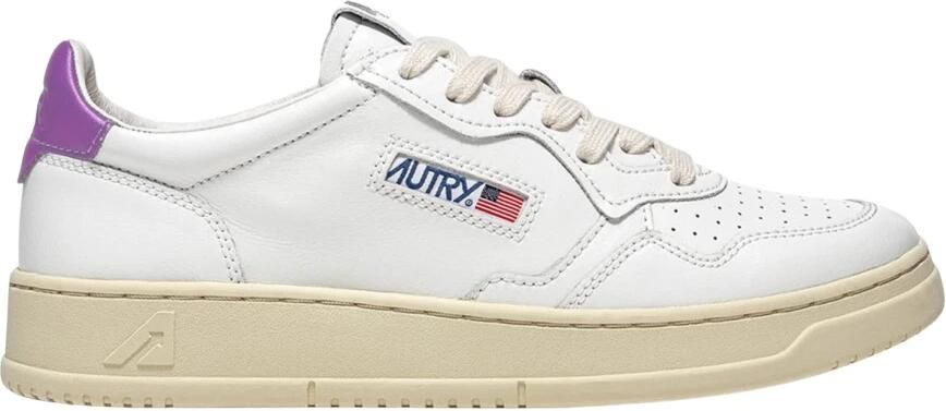 Autry Lage Sneakers Medalist Low W Leat White Dberry