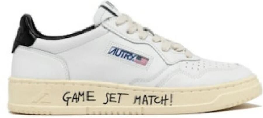 Autry Lage leren sneakers met slogan White Dames - Foto 2
