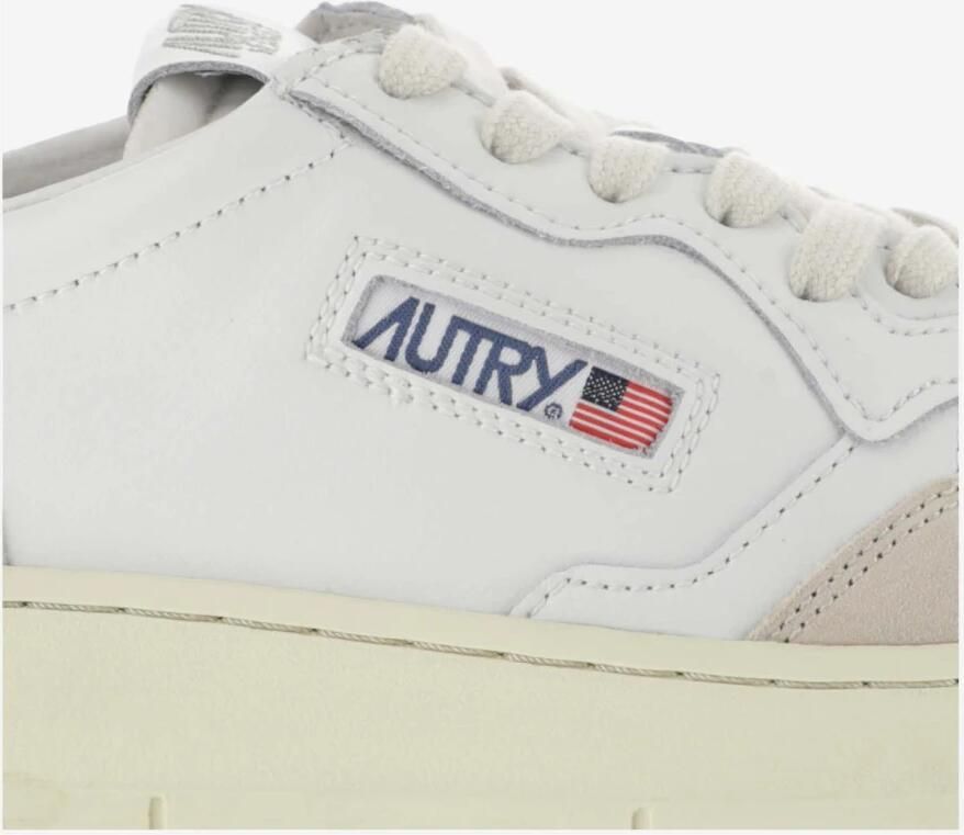 Autry Action low top sneakers heren leer leer rubber Stof 39 Wit - Foto 2