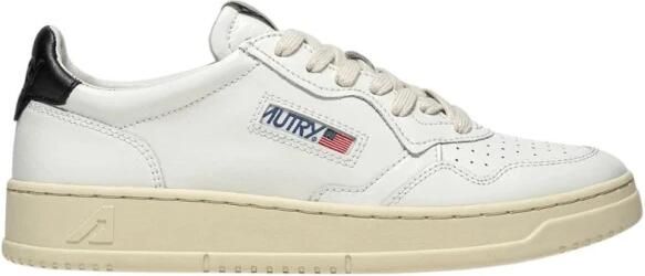Autry Lage Sneakers Baskets Medalist Low cuir blanc - Foto 6