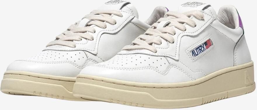 Autry Lage Sneakers Medalist Low Leather W White Dewberry - Foto 5