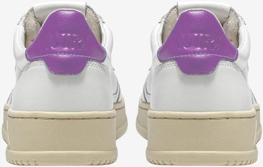Autry Lage Sneakers Medalist Low Leather W White Dewberry - Foto 4