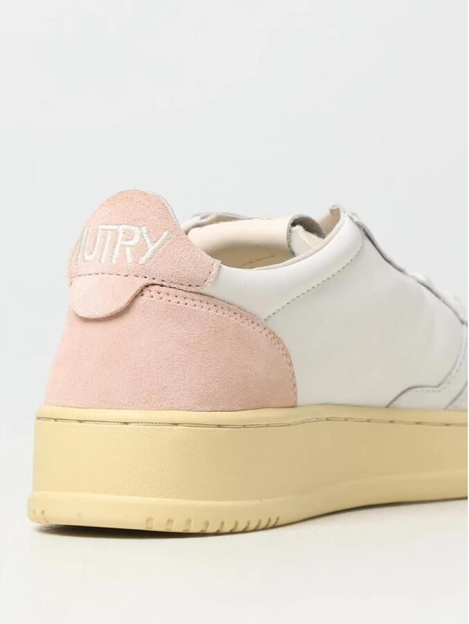 Autry Lage leren sneakers met contrasterende inzetstukken White Dames - Foto 2