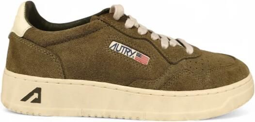 Autry Groene Sneakers Stijlvol Geperforeerde Neus