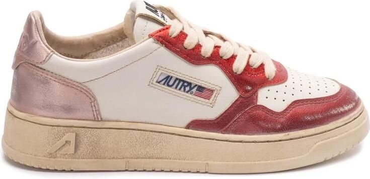 Autry Low-Top Sneakers sup vint low divers in rood
