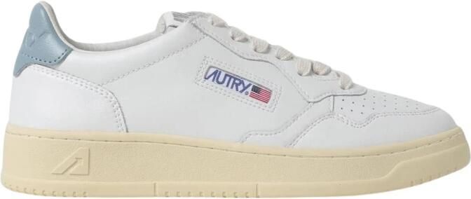 Autry Witte Leren Sneakers met Logodetail White Dames - Foto 4