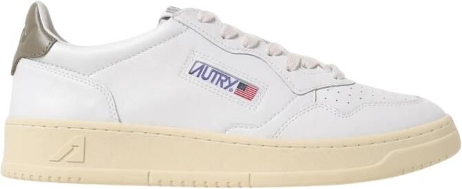 Autry Witte Sneakers met Groene Hiel Tab White Heren - Foto 5