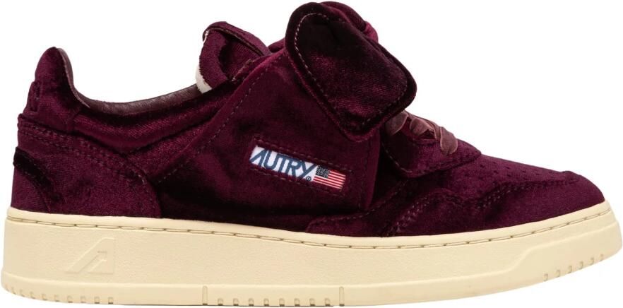 Autry Medalist Low Velvet Bow Sneakers