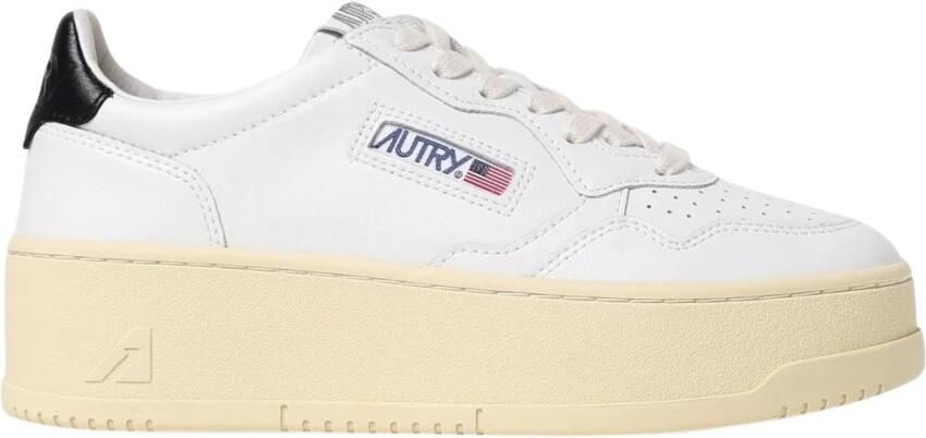 Autry Lage Platform Sneaker met Warme Voering White Dames - Foto 2