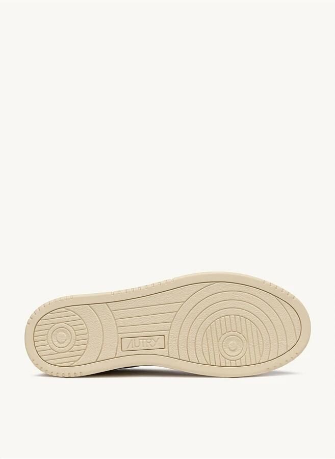 Autry Witte en beige leren sneakers Medalist - Foto 2