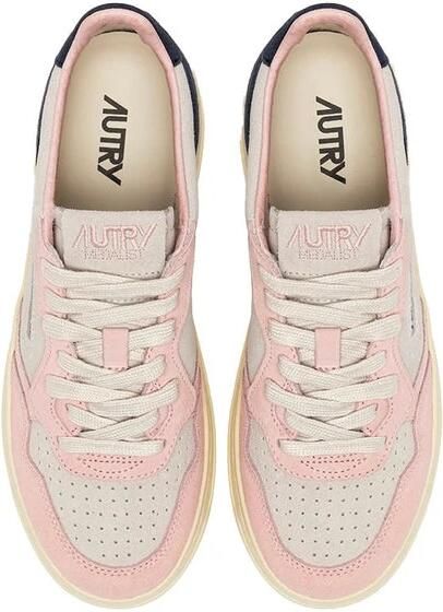 Autry Roze Veterschoenen met Geperforeerde Neus - Foto 2