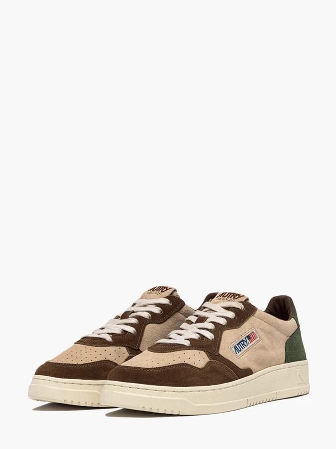 Autry Lage Sneakers Medalist Low M Tricolor Caper Suede Land