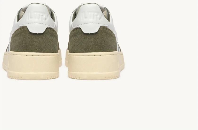 Autry Lage Sneakers Medalist Low Suede M White Smoked Green - Foto 6