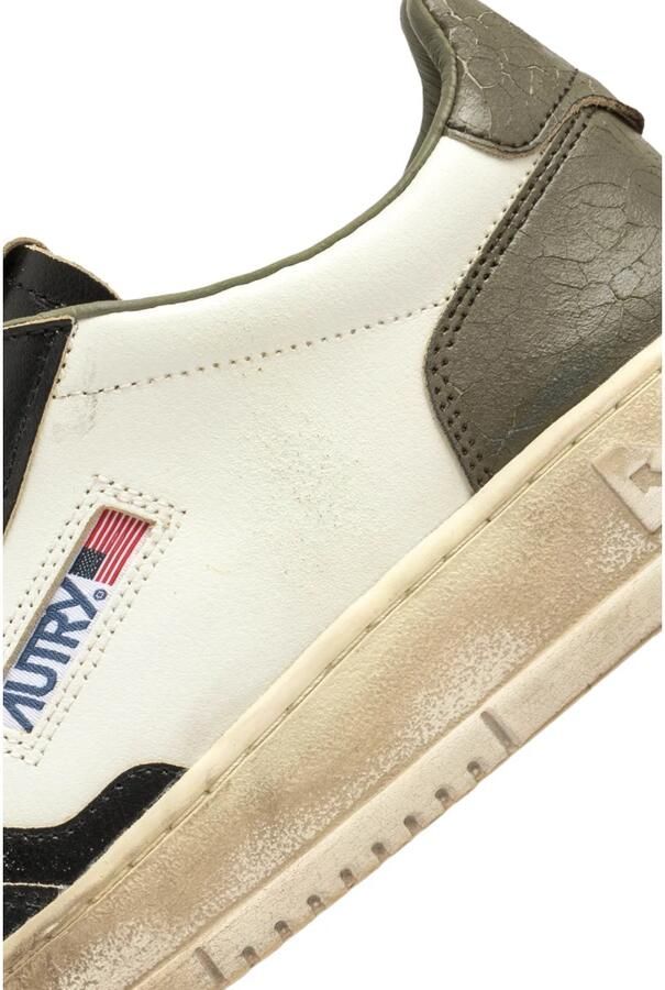 Autry Vintage Witte Sneakers voor Mannen