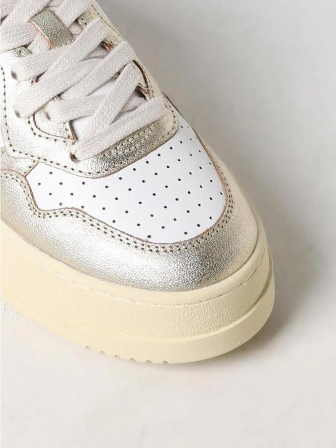 Autry Platform Leren Sneakers Paneel Ontwerp Multicolor Dames - Foto 2