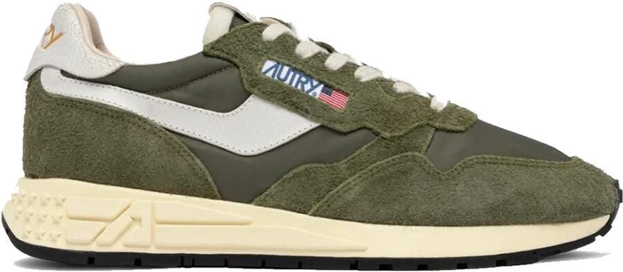 Autry Reelwind Lage Nylon en Suède Sneakers