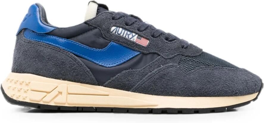 Autry Reelwind Lage Nylon En Suède Sneakers