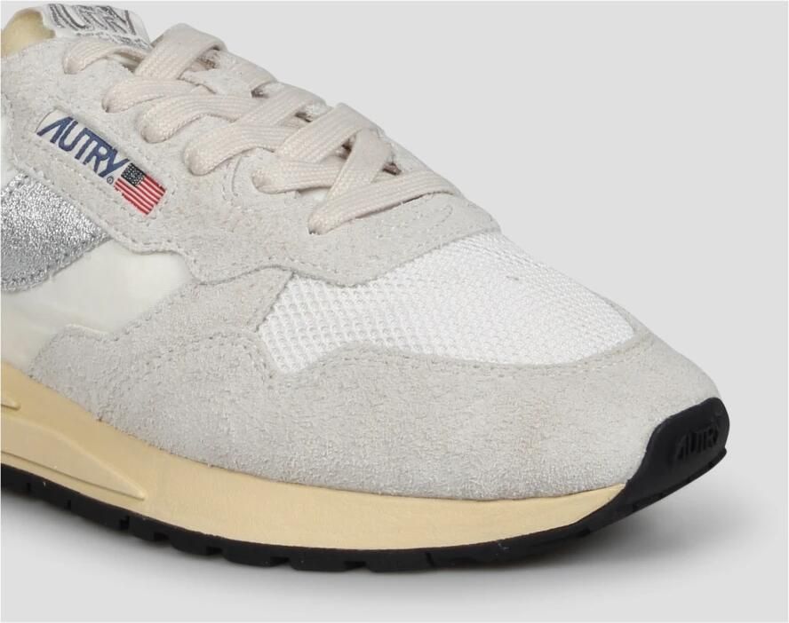 Autry Witte Zilveren Sneakers Lichtgewicht Hardloopschoenen - Foto 2